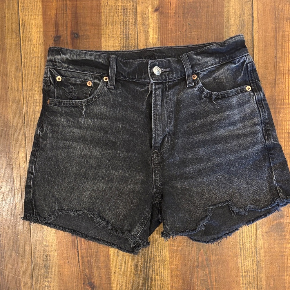 American Eagle Outfitters Black Jean Shorts